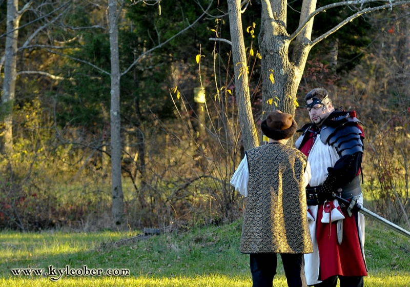 Lord Blackthorne and Father Edwin